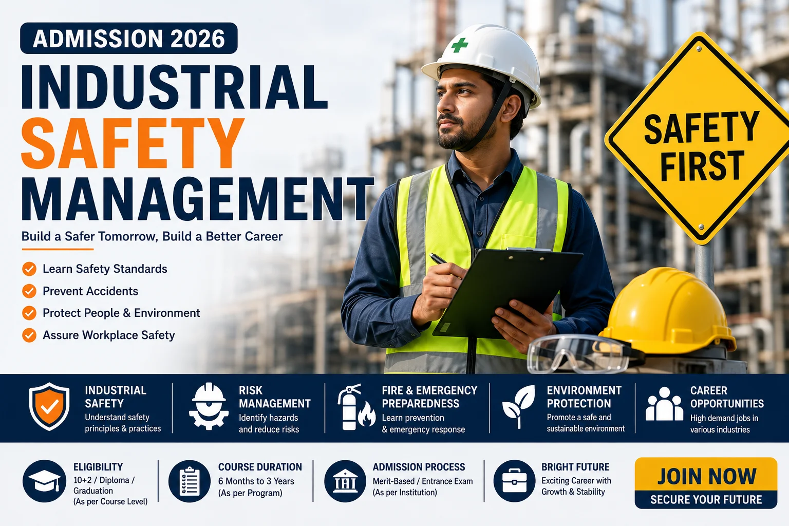 Industrial Safety Management Admission 2026: Complete Admission Guide