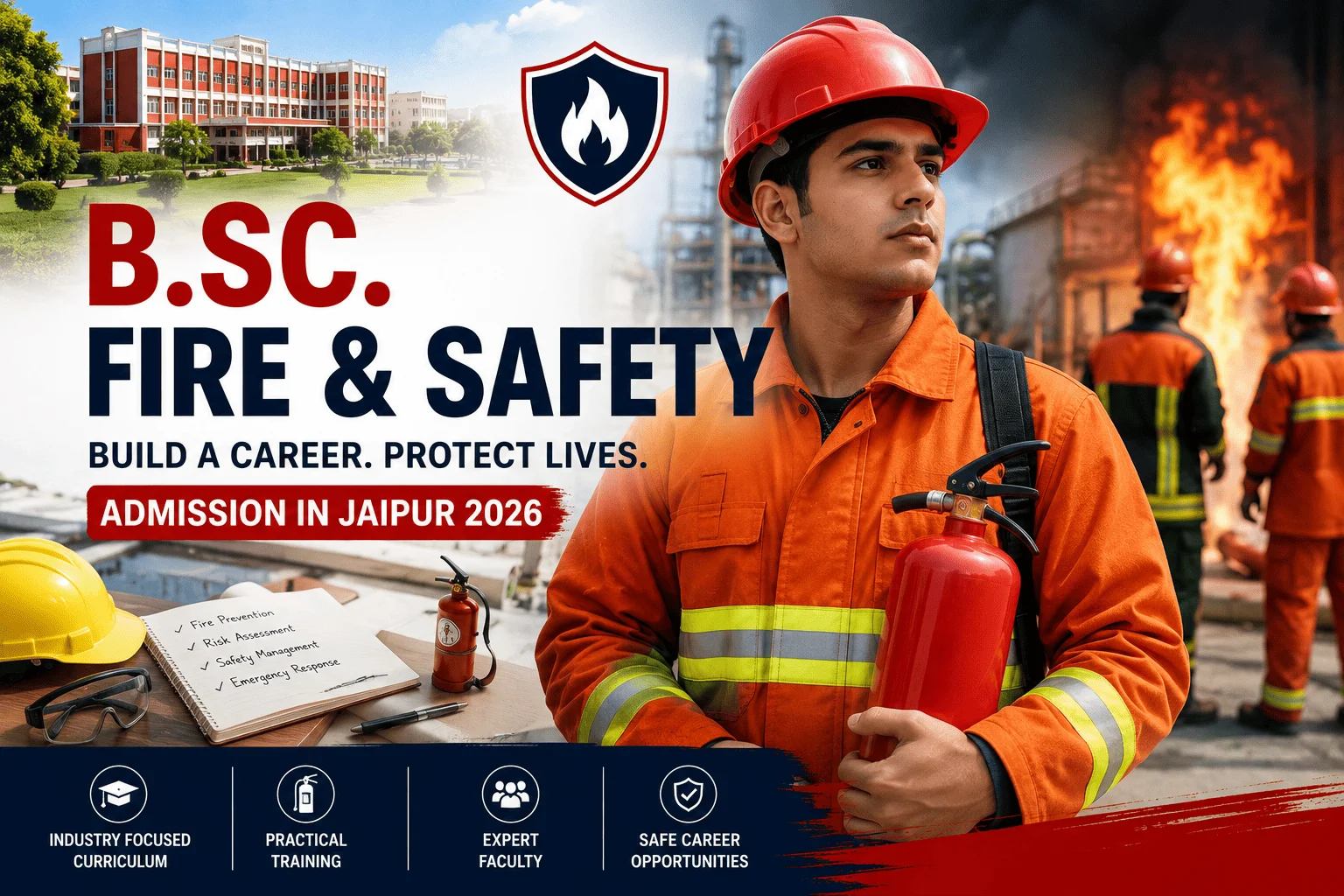 B.Sc. Fire & Safety Admission in Jaipur 2026: Eligibility, Admission Process, Career Scope