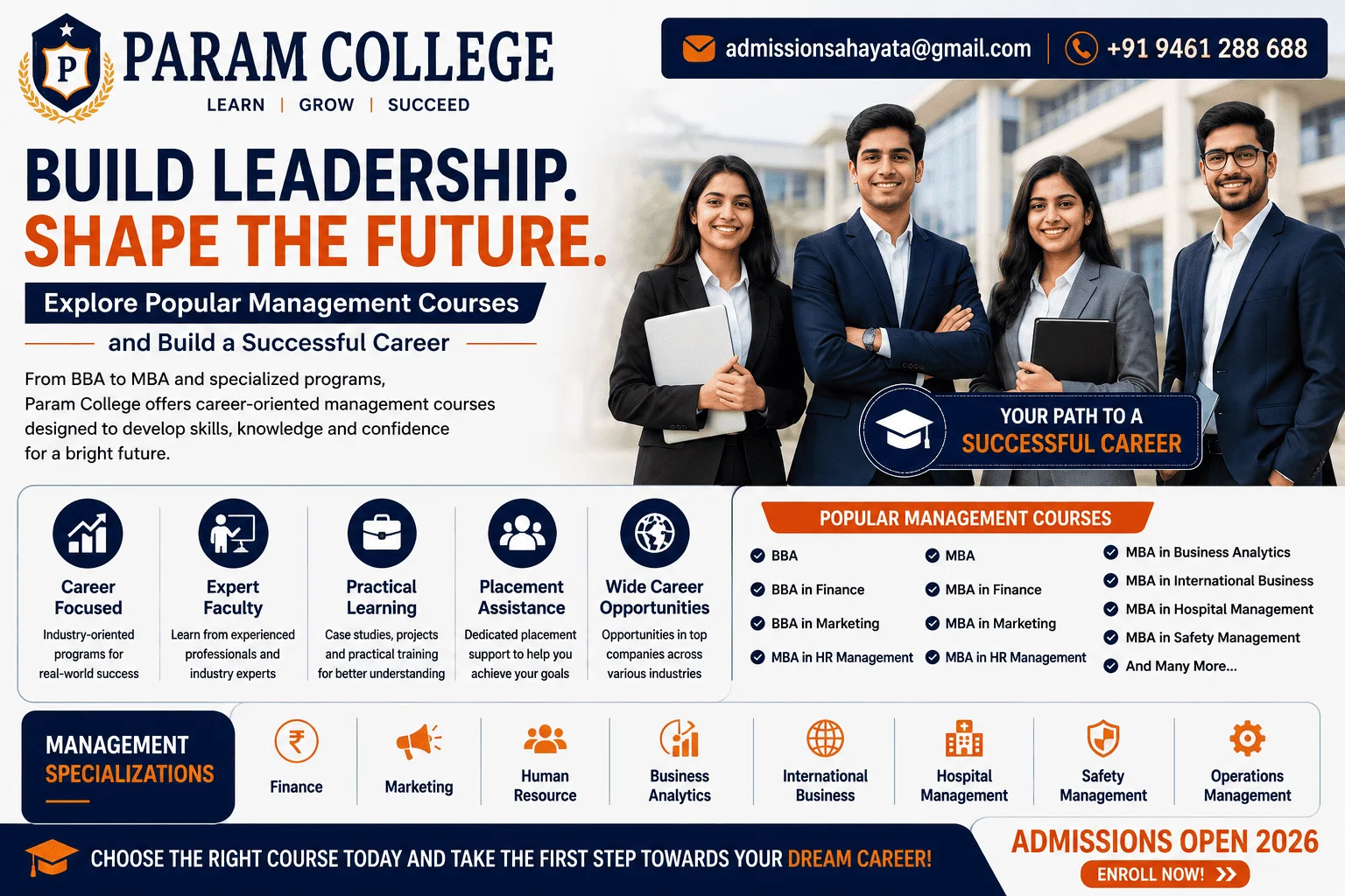 Explore Popular Management Courses and Build a Successful Career with Param College